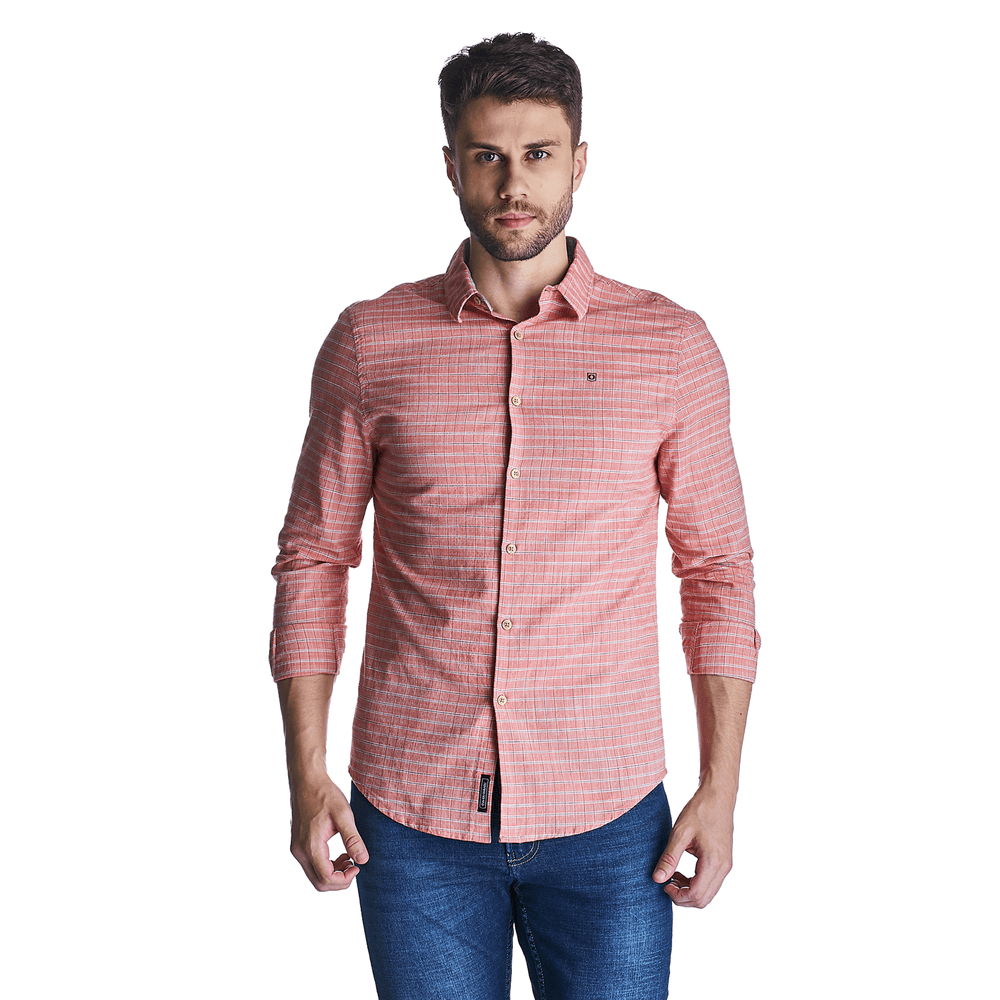 Camisa-Slim-Masculina-Convicto-Xadrez